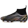 Overseas children's football shoes men's high-top adult student long nails artificial grass women's broken nails football shoes