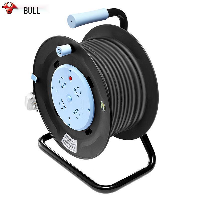 BULL 16A Overheat Protection Cable Reel Power Strip