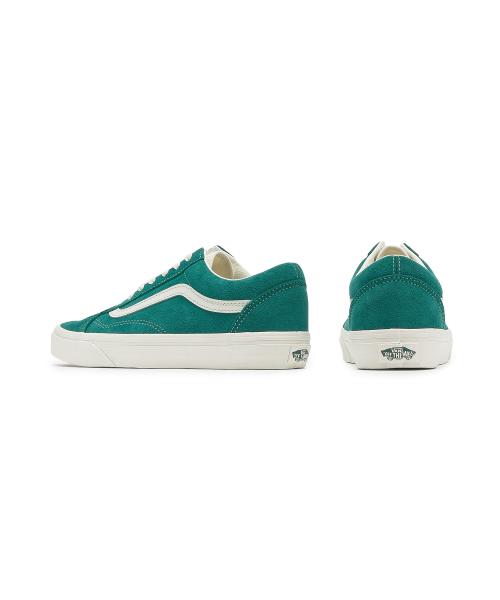 Vans VANS Old Skool - (Wildleder) Grün:Marshmallow VN000CT8V0N1 [Versand aus Korea] 100% Original