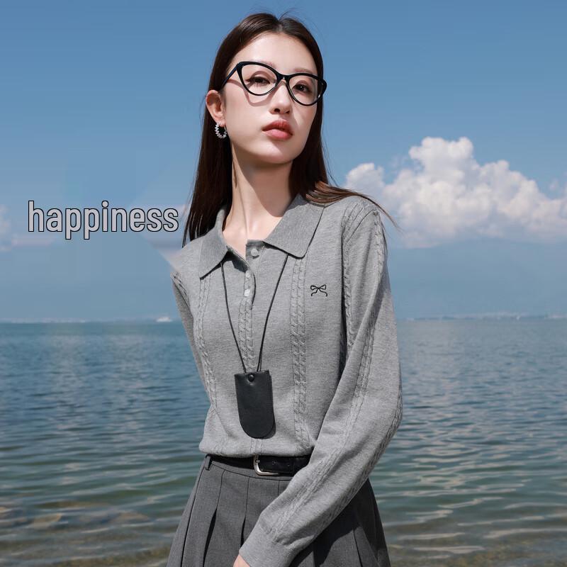 

Женский пуловер крупной вязки Sancai XL