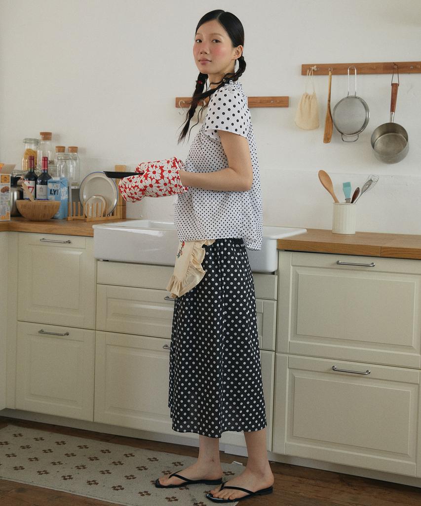 Double Quartz Mui Smoking Skirt (Dot)