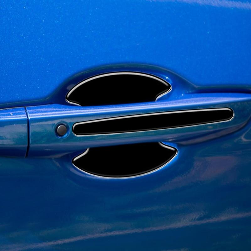 Car Door Handle Protector Anti Scratch Vehicle Door Handle Cup Protector Protective Film Sticker For Truck SUV RV Maintenance