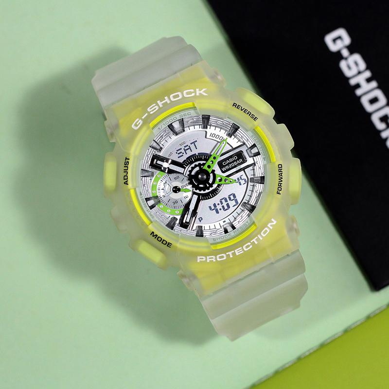 Casio watch series-GAGMA fashionable and energetic street dual display waterproof and shockproof movement quartz movement GA-110LS-7AGMA-S110SR-7A