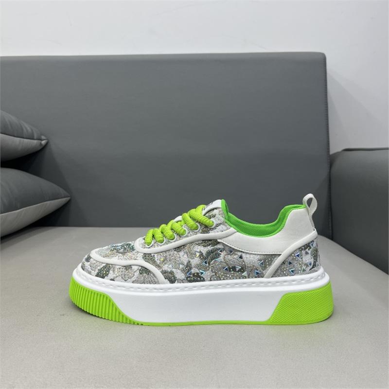 Jarní nové nízké plátěné boty na platformě, ležérní, prodyšné sportovní boty, trendy, xs