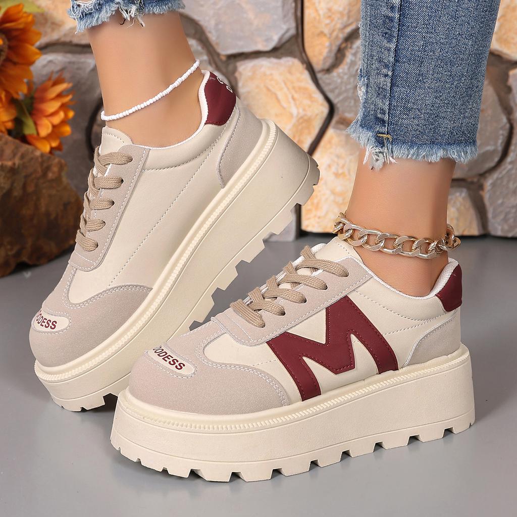 Fashion Women Sneakers Outdoor Platform Casual Comfort Skate Board Shoes for Women Thick Soled New Spring Autumn Fashion Sneakers Women