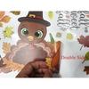 Thanksgiving Window Clings Double Sided Fall Leaves Autumn Window Clings for Glass Cute Turkey Gnome Autumn Window Stickers Fall Window Stickers Home