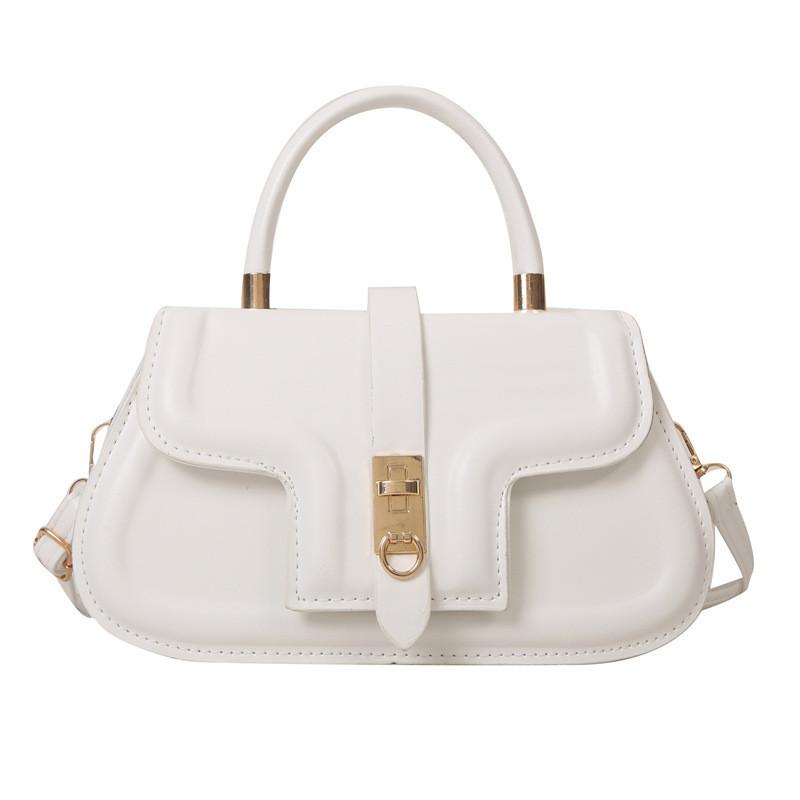 Chic Street Style Pu Shoulder Bag With Stitching Details