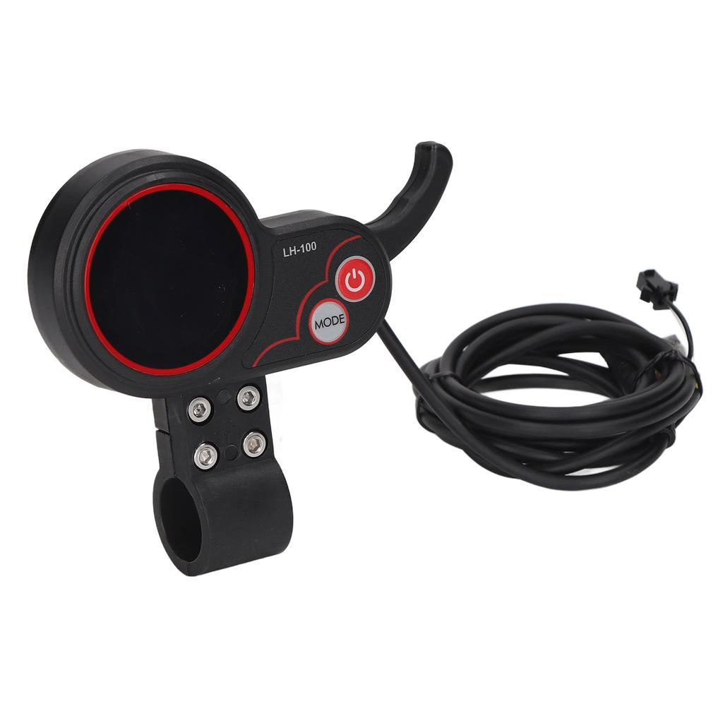 48V 60V Electric Bike Scooter Controller with Round Colorful Thumb Throttle LH100 LCD Panel for 500W Motors