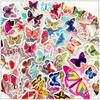 8Sheets/set Cartoon Butterfly  Rewards Sticker Puffy Bubble Toys Stickers