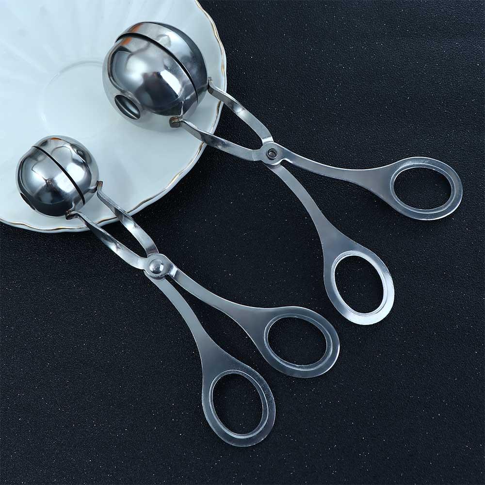 Meatball Mold Stainless Steel Silver Kitchen Utensil Kitchen Tools Meatball Maker Meatball Spoon