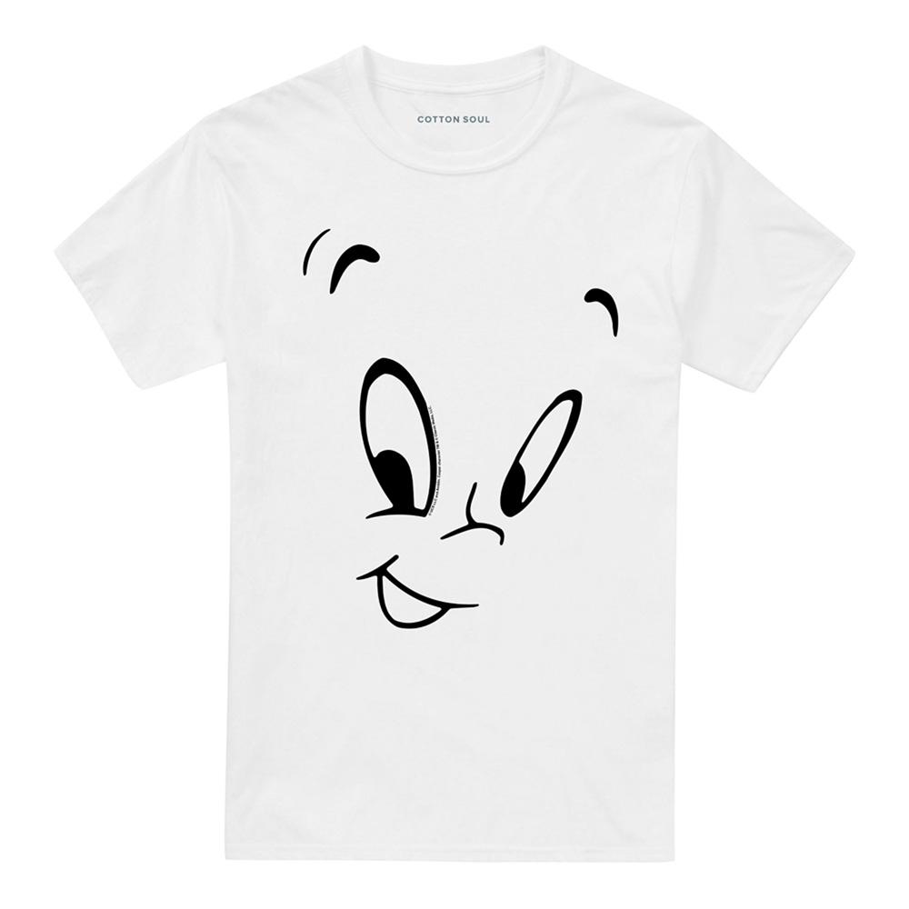 Casper Unisex Adult Face Ringspun Cotton T-Shirt