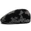 Herren Damen Baskenmütze Baumwolle Print Vintage Schiebermütze Frühling Herbst Freizeit Hut für Damen Visor Flache Hüte Mode Maler Baskenmützen