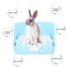 Small Animals Pet Cage Litter Box Toilet Tray Pan ABS Plastic for Golden Hamster
