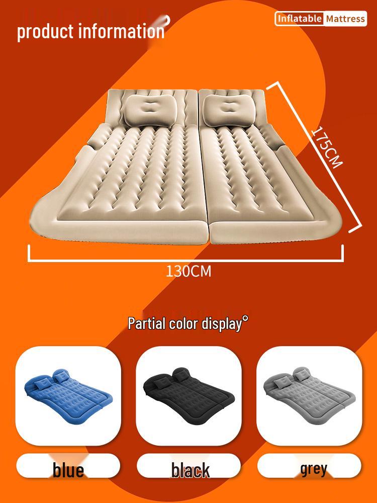 NIO EC6 Car Trunk Inflatable Mattress - Rear Vent, Double Sleeping Mat, Travel Folding Bed
