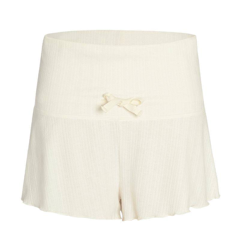 Damen Ballett Shorts Hoher Bund Kordelzug Binde Tanz Yoga Trainingshose