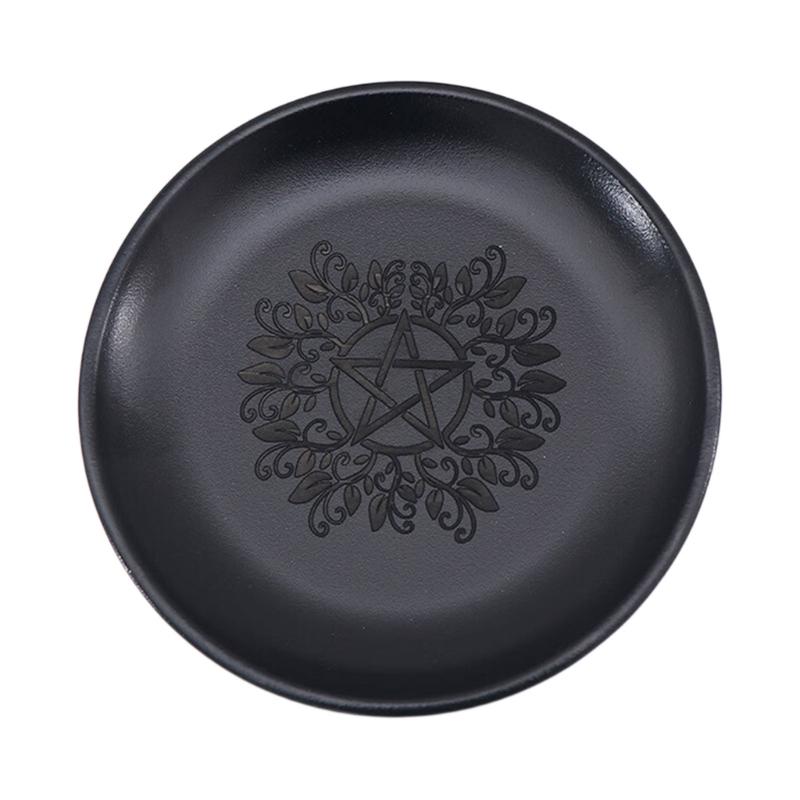 Поднос для подсвечников из нержавеющей стали Поднос для хранения ювелирных изделий Органайзеры Ритуальный поднос Декорация Тарелка для подсвечника Долговечный