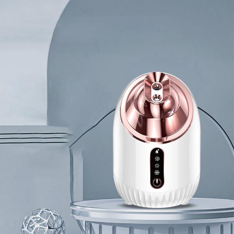 Skin Hot and Cold Face Steamer for Facial Deep Cleaning Pore Cleaner Moisturizes Calms Dry Skin Vaporizer for Spa Gifts