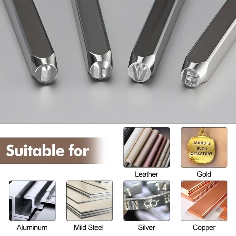 

37 Pcs Number and Letter Set 3mm Stamping Tool Set Metal Stamping Set J0MC China Mainland