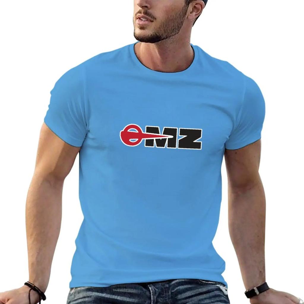 Nowa Klasyczna Koszulka z Logo MZ Koszulka plus size topy koszulka męska oversize koszulki ciężkie koszulki odzież męska