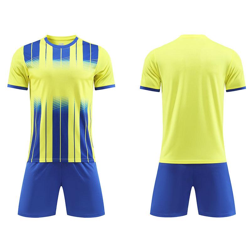 New Football Jersey Set Quick-drying Breathable Short-sleeved Adult Football Jersey Training Jersey Team Jersey Sportswear
