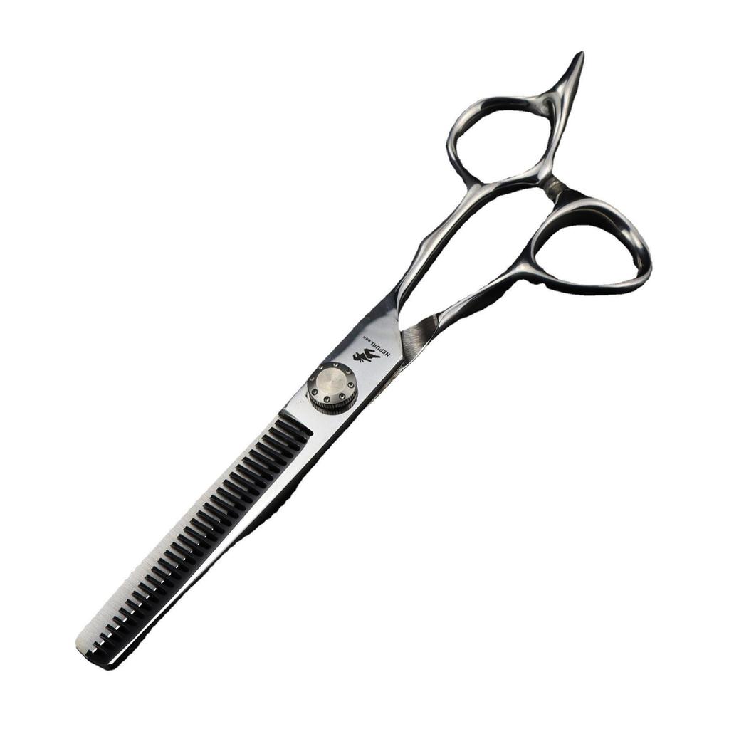 6.0-Inch Napson Personalized Haircutting Scissors: Includes Straight, Serrated, and Thinning Types.