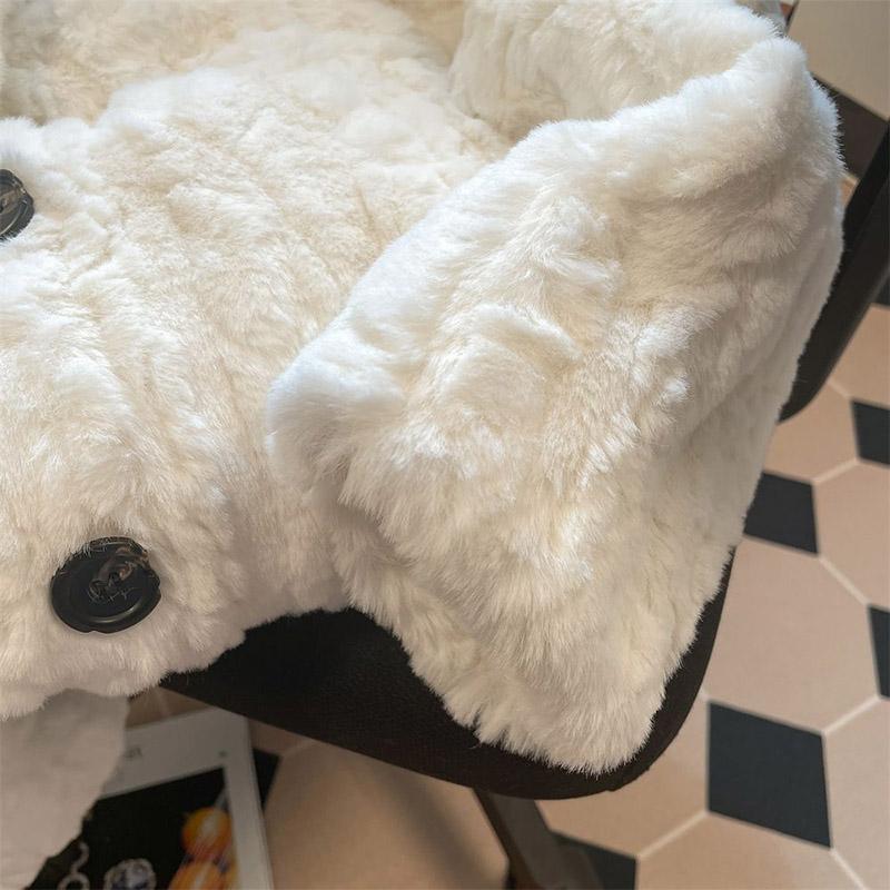 Coat for Women Cotton Plush Autumn Winter Thickened Fleece Sweatshirt Oversize Casual Loose Coat Jacket