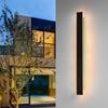Waterproof Outdoor Long LED Wall Lamp IP65 Aluminum Wall Light Garden Porch Scon Light 110V 220V Scon Luminaire Outdoor Lamp