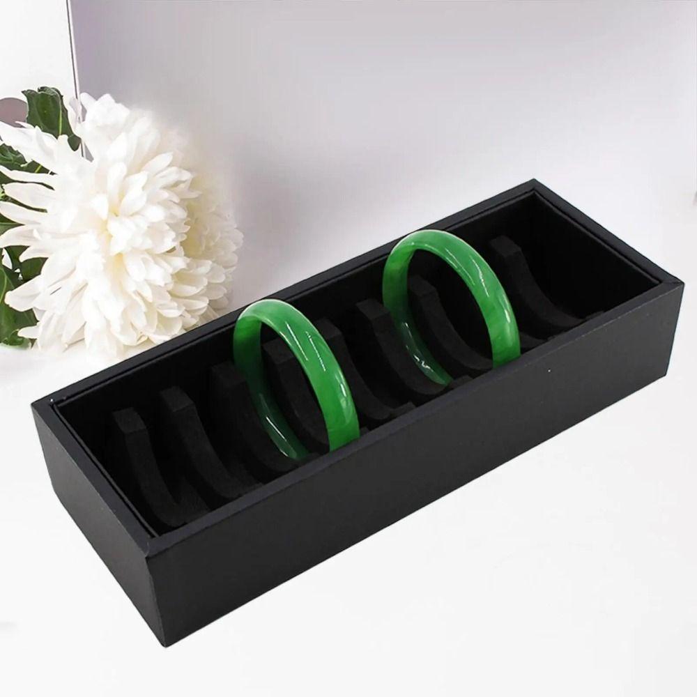 10/40 Slots Jewelry Organizer No Lid Bracelet Display Plate Bracelet Storage Tray Shopping Mall