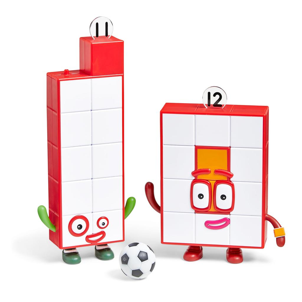 Numberblocks Numberblocks Friends 11 12 Character Figures 3 Pieces 96924 Authentic &