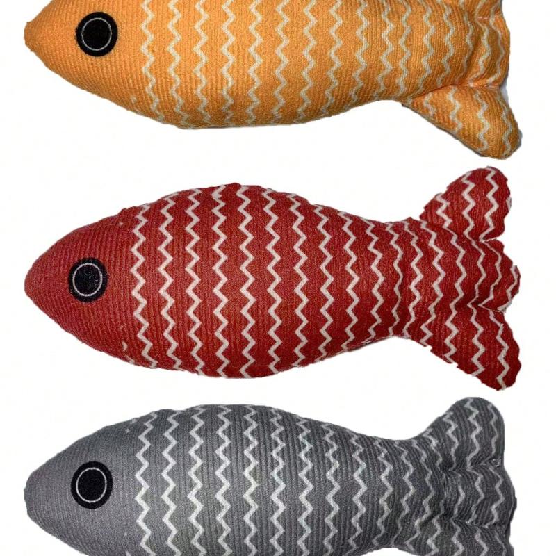 1pc Cat Toy Catnip Fish Pet Chew Bite Toys for Cats Funny Interactive Soft Simulation Fish Kitten Training Playing Toy Cat Supplies