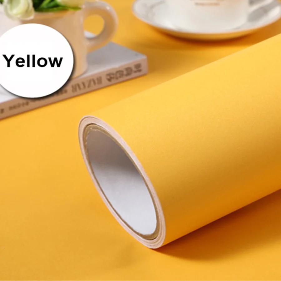 Pearl White DIY Decorative Film PVC Self Adhesive Wall Paper Furniture Renovation Stickers Kitchen Cabinet Waterproof Wallpaper