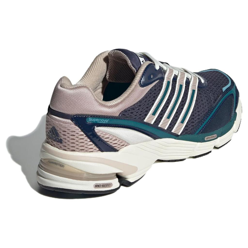 Adidas Supernova Cushion 7 Comfortable Versatile Fabric Shock Absorption Durable Low-Top Casual Running Shoes Unisex Sneakers Deep-Blue IH5975