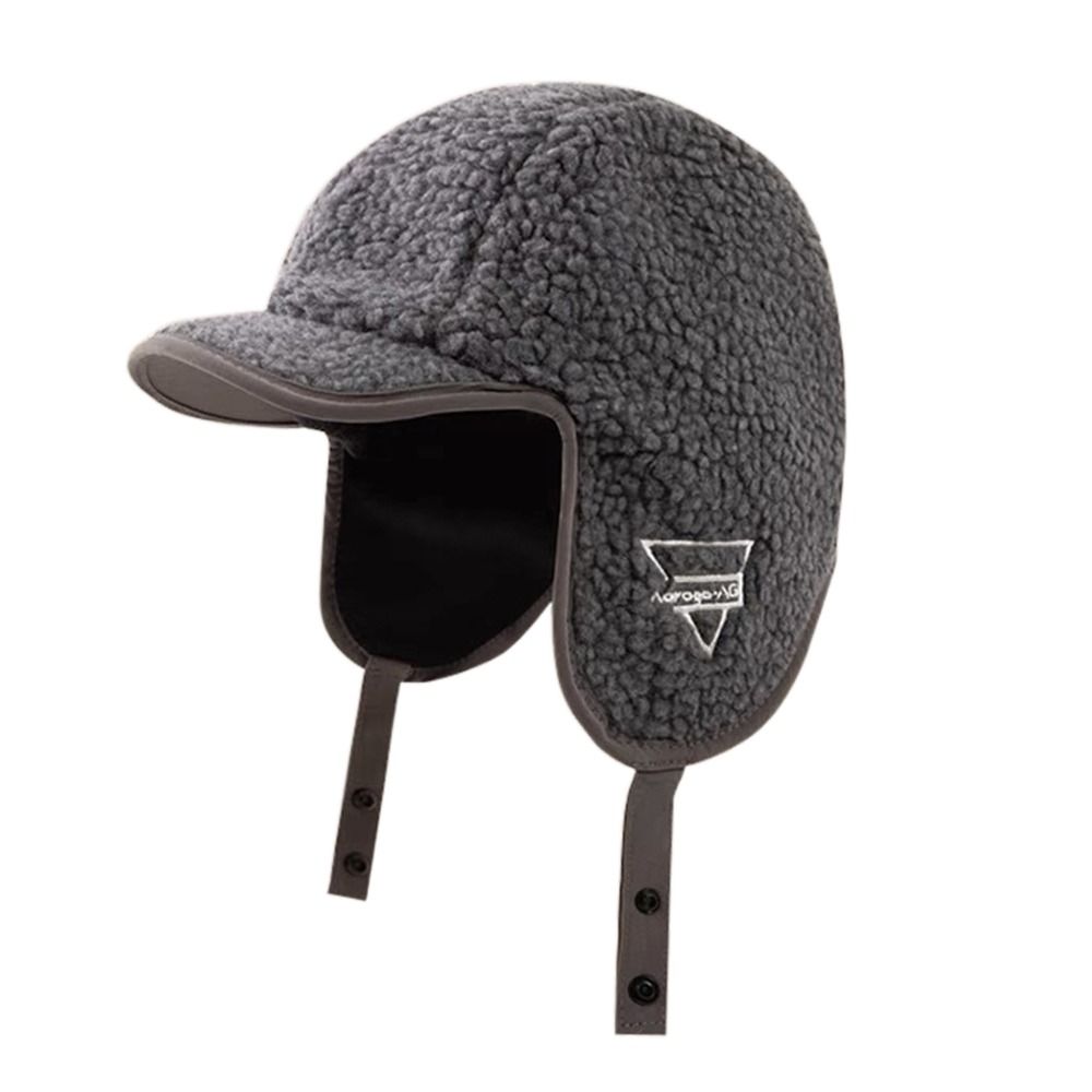 Polar Fleece Women Winter Caps Windproof Girls Ear Protection Cap Plush Pullover Hat  Outdoor