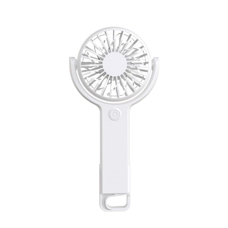 Handheld Fan Portable Fan Rechargeable Small Pocket Fan with 5 Speed Foldable Hook for Office Outdoor Indoor Pocket Fan