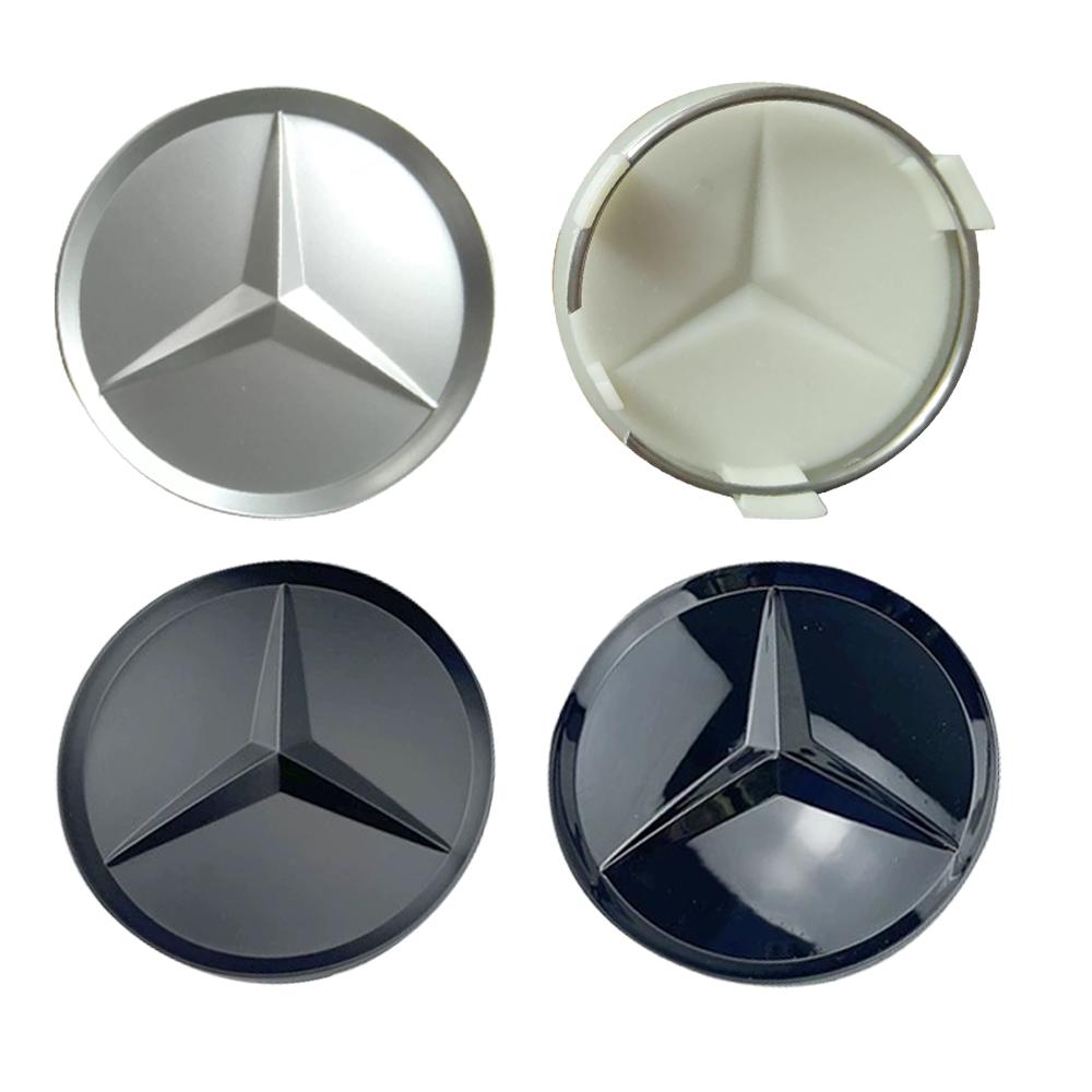 4Pcs 75mm ABS Car Wheel Center Covers for Mercedes Benz W166 W212 W213 W246 W176 C260 C200 C300 C180 C63 W167 Hub Accessories