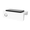 Safety Path Lighting Motion Sensor Night Light with Phone Stand, 3000K Warm Glow, 30 Degrees Downward Beam, No Drill Wall Mount