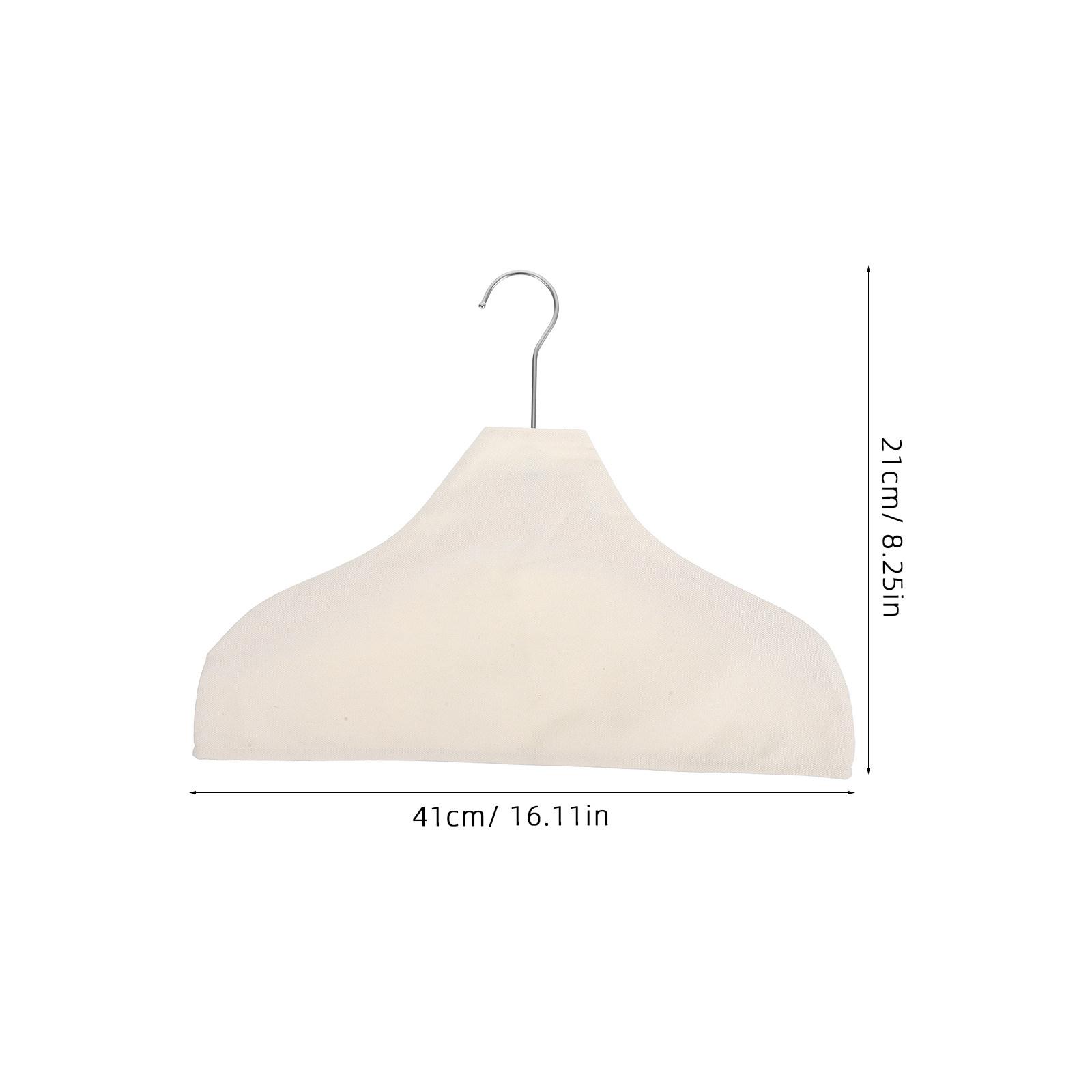 1Set Fabric Hanger Cover Non-Slip Protector Clothes Shop Supply Clothes Hanger Guard Suit Cover Hangers Fabric Covers