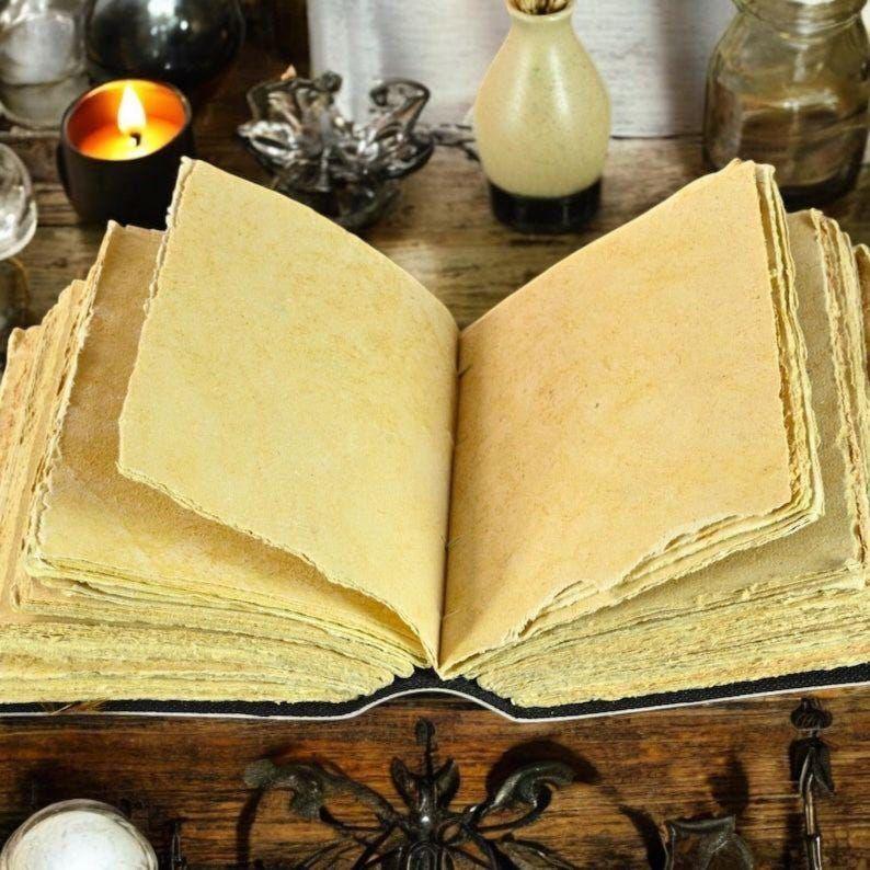 Mother Earth Leather Journal: Grimoire Book of Shadows
