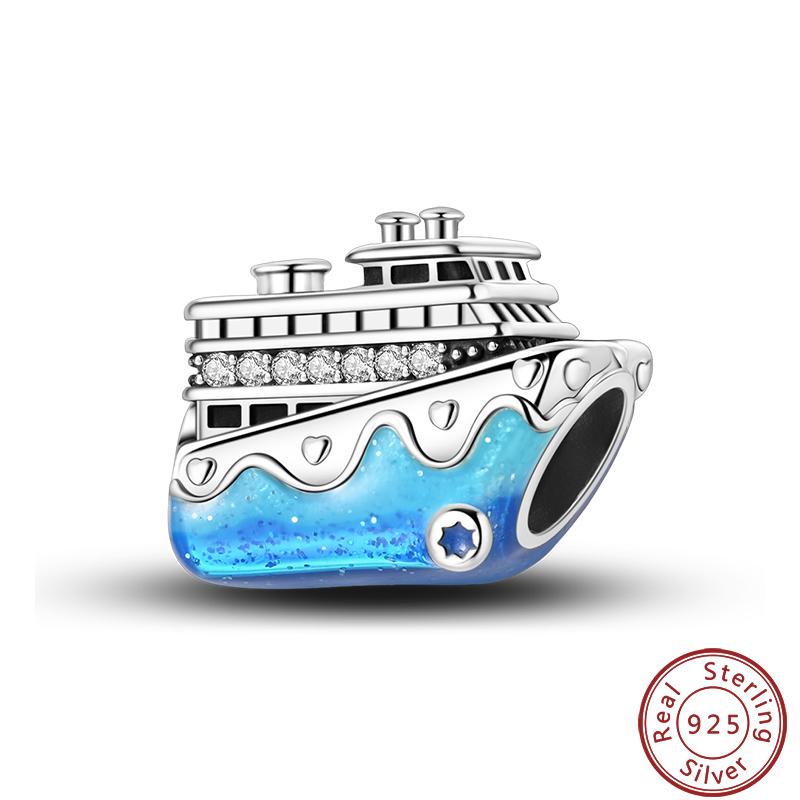 Luminous Ocean Series Copper Dolphin Turtle Octopus Charms Beads 3Mm Diy Fine Jewelry Gifts Making