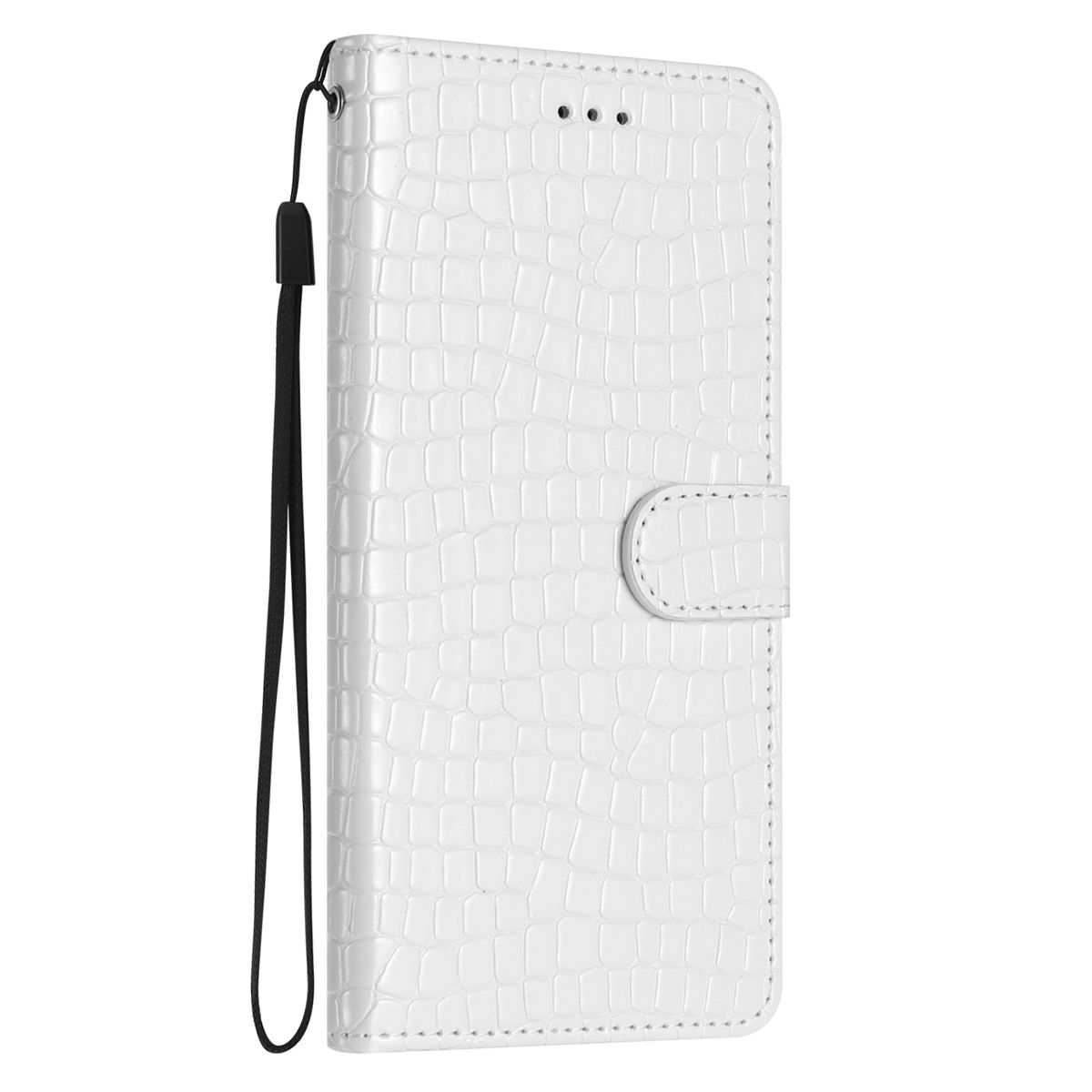 

Crocodile Fashion Phone Case for Samsung Series.Galaxy A12 A15 A17 A26 S20 S21 S22 S23 S24 S25...,Faux Leather Wallet with Card Slots & Shockproof Samsung Galaxy A17 білий