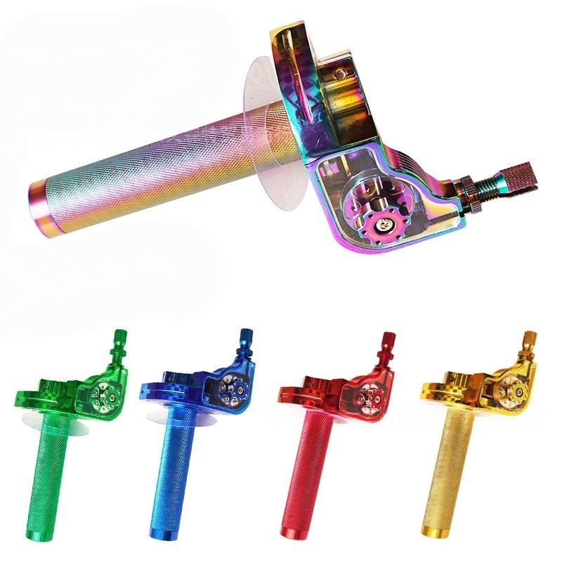 1 ks Rukojeti plynu otočné řídítka 22 mm Univerzální hliníkový akcelerátor pro motocykl moped skútr kolo M10*1.5