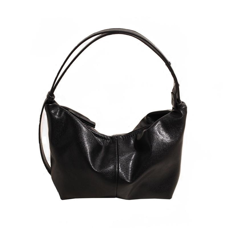 IELGY Trendy Large-Capacity Korean Retro Fashion Dumpling Bag Casual One-Shoulder Diagonal Bag