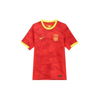 Nike 2023 Σειρά Παγκοσμίου Κυπέλλου Αθλητική Μπλούζα Ποδοσφαίρου Κοντομάνικη που Στεγνώνει Γρήγορα και Αναπνέει, Έκδοση Φιλάθλου, Εντός Έδρας, Ομάδα Κίνας Unisex Τοπ Κόκκινο DR3974-687