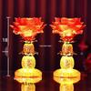 Lotus-Shaped LED Offering Lamp for Buddha & Ancestors
