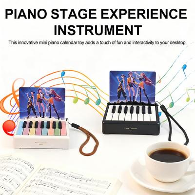 Mini Piano 2025 Desk Calendar .A Small Piano That Can Be played.Desktop Ornaments Birthday Gifts