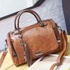 Borsa a mano con decorazione a nappa, Borsa a spalla da donna di grande capacità, Borsa a tracolla alla moda con cerniera e tracolla rimovibile