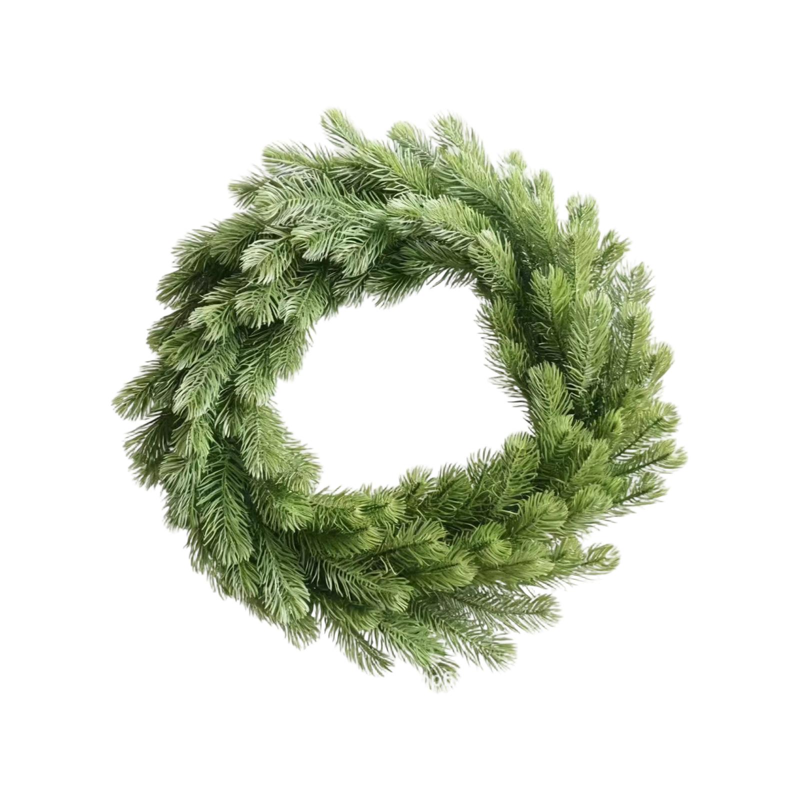 

Christmas Decorations Hand-Feel Material Upside-Down Wreath Courtyard Door Hanging Decoration Simulation Home Decorations One Size