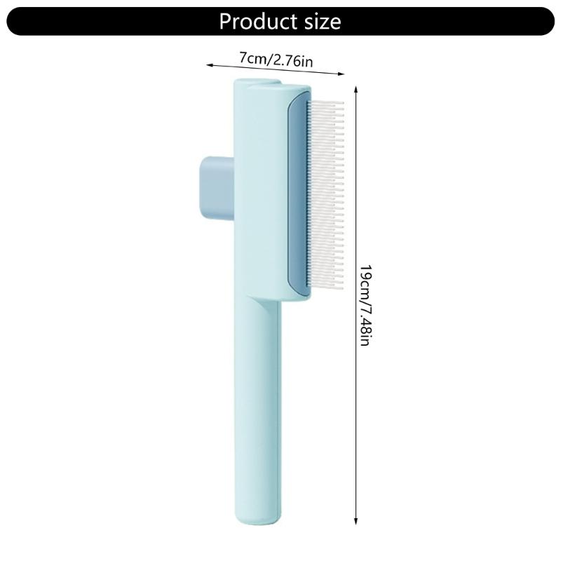 Professional Grooming Comb Fine Tooth Dog Comb Effective Float Hair Remover for Gentle Grooming
