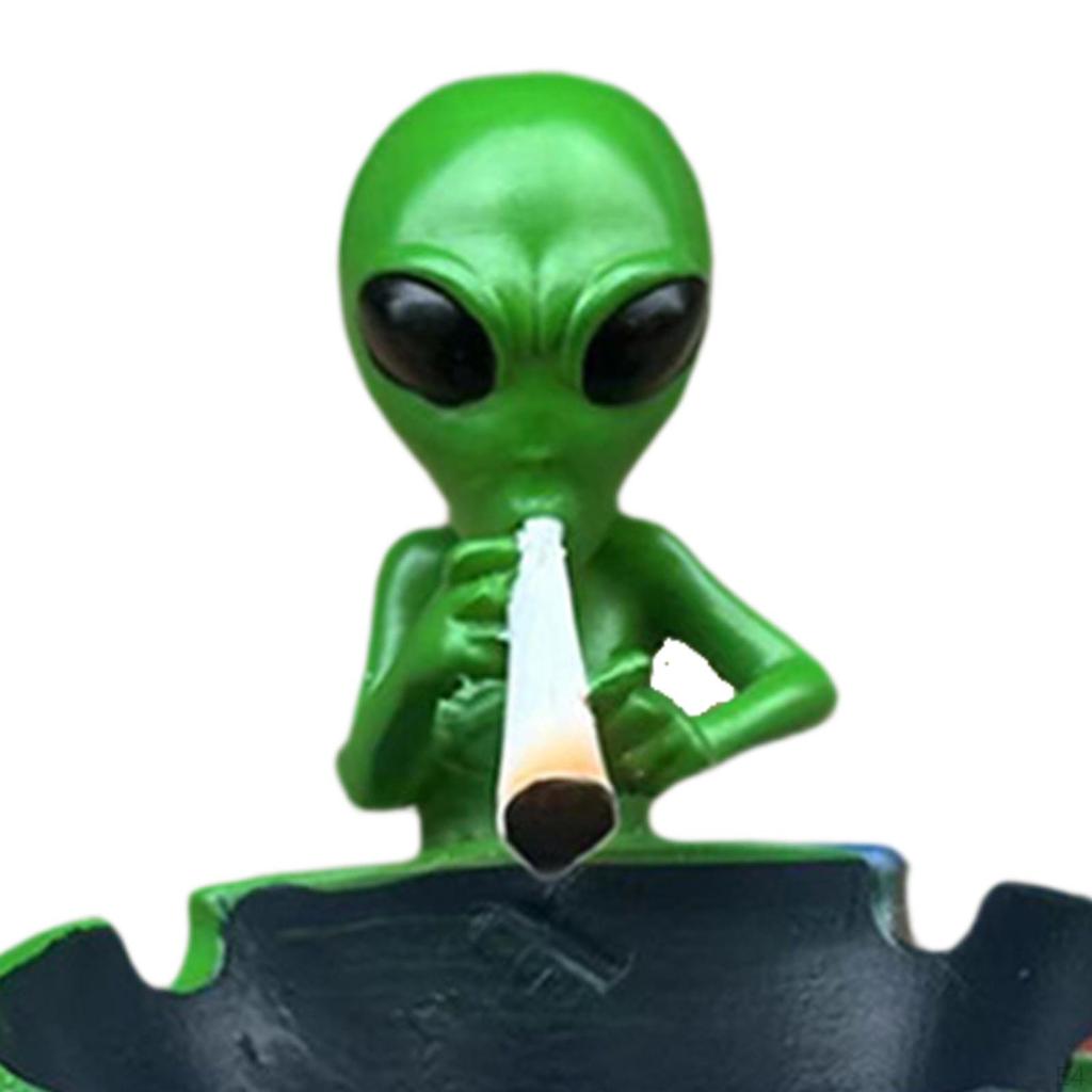 Alien Ashtray Decorative Sculpture for Home and Office