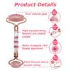 Natural Rose Quartz Jade Roller Massager Crystal Facial Lifting Antiwrinkle Reduce Dark Circles Under Your Eyes Beauty Skin Care